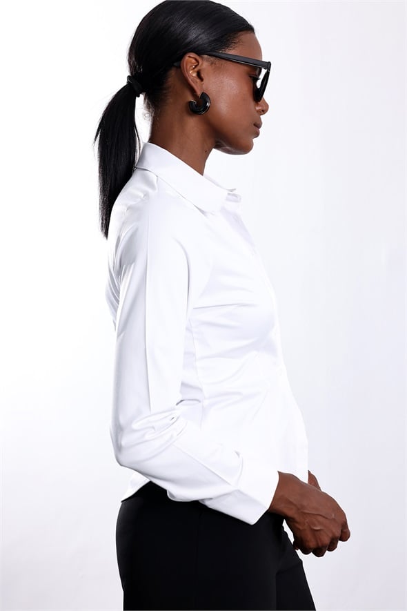 Beyaz Slim Fit Gömlek 4897