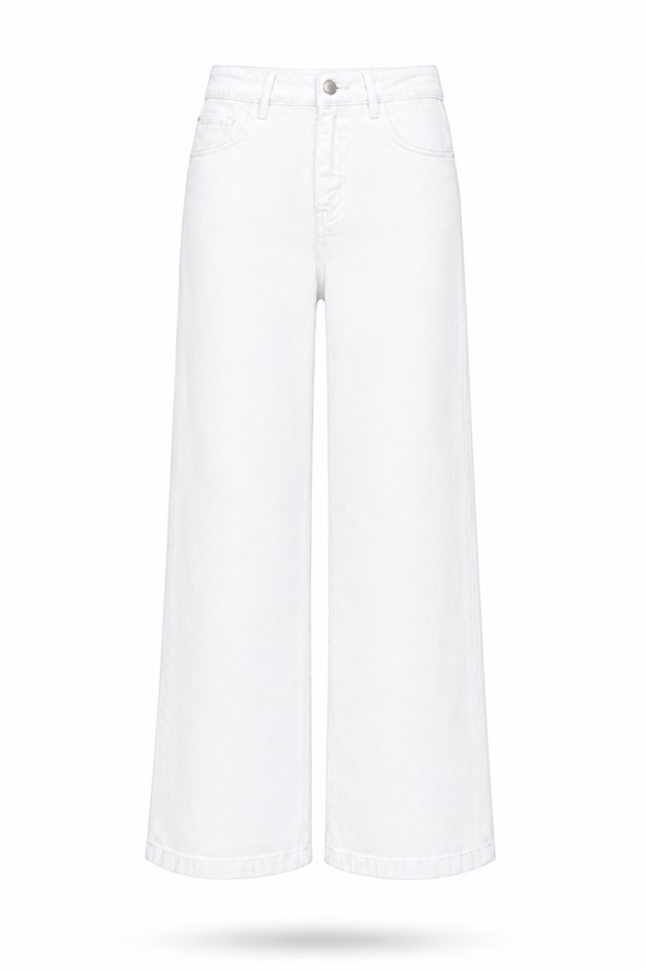 Beyaz Tensel Jean 01026