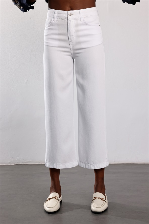 Beyaz Tensel Jean 01026