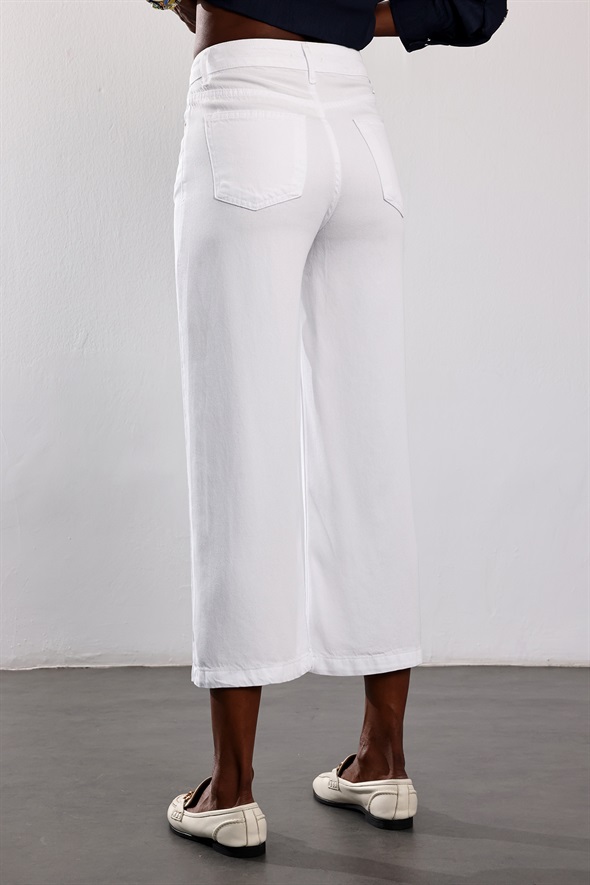 Beyaz Tensel Jean 01026
