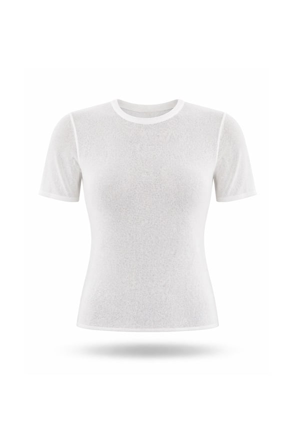 Beyaz Transparan Merserize Triko 132