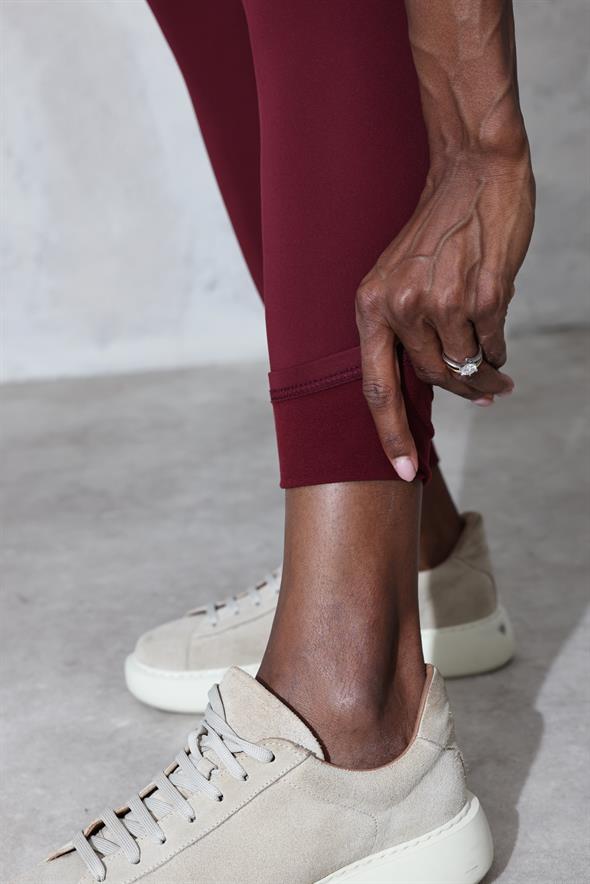 Bordo İçi Polarlı Tayt 4405