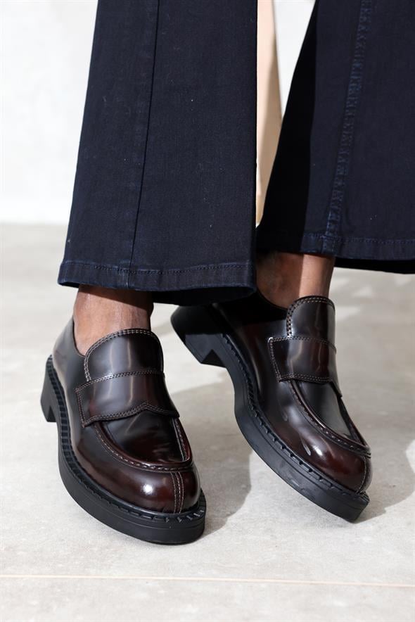 Bordo Klasik Loafer 20403