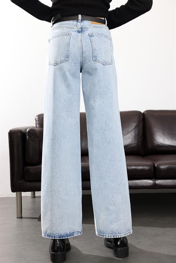 Buz Mavi Wide Leg Jean 
