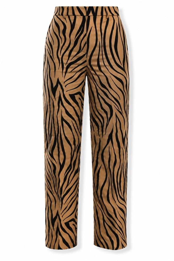 Camel Desenli Pantolon 