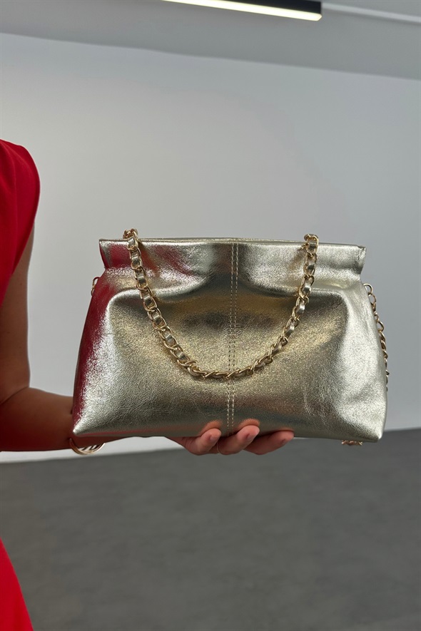 Dore Nice Deri Askılı Clutch Çanta 