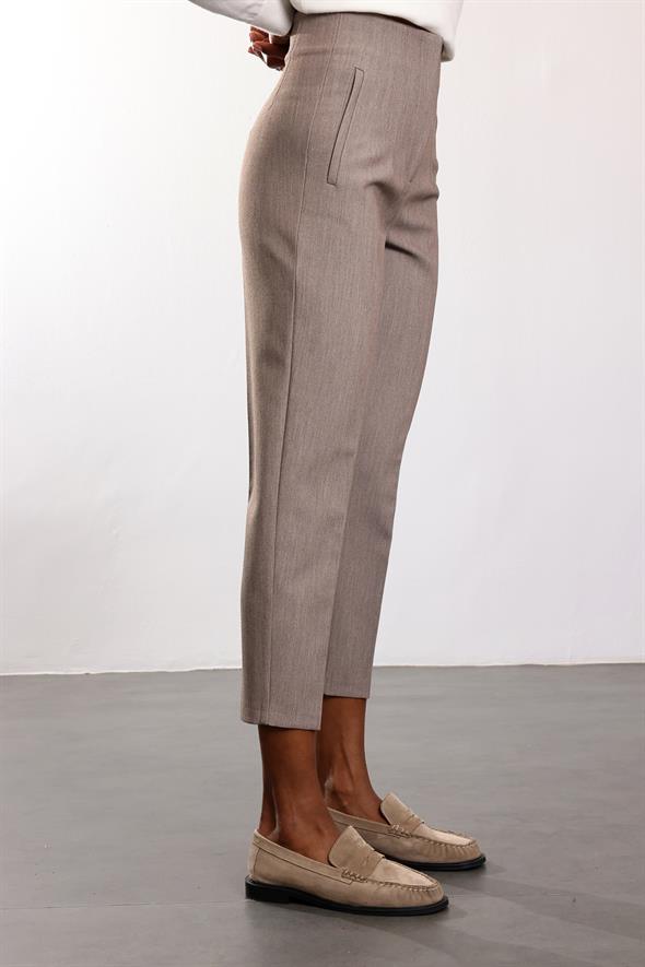 Efektli Vizon Flatolu Pantolon 5113