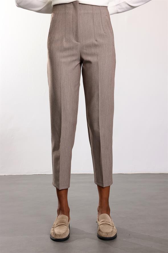 Efektli Vizon Flatolu Pantolon 5113