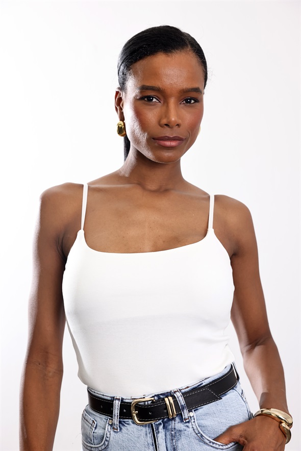 Ekru Ayarlanabilir Askılı Atlet 16128