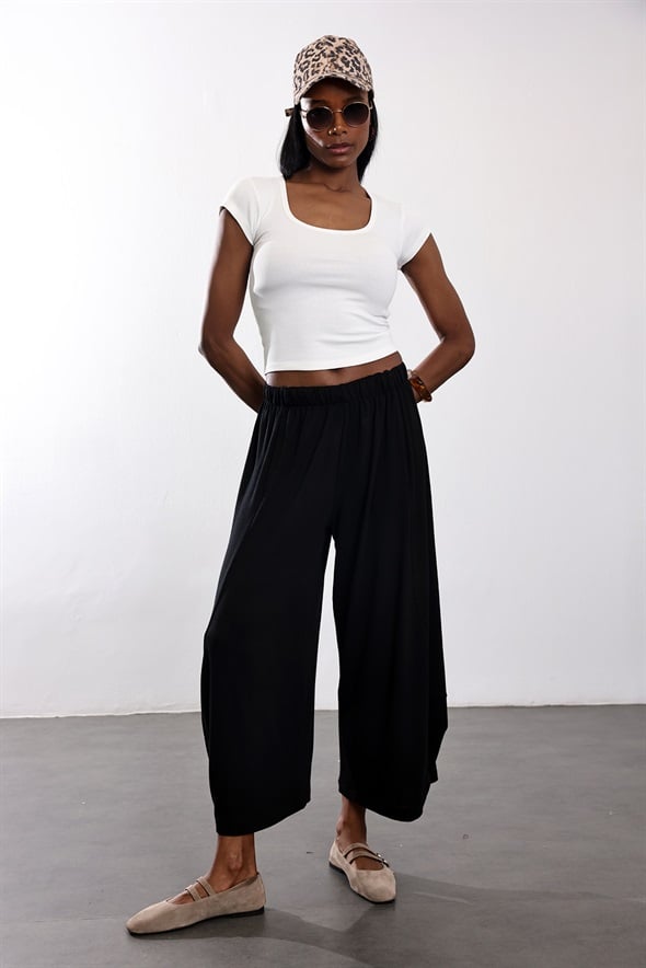 Ekru Fitilli Tişört 17631