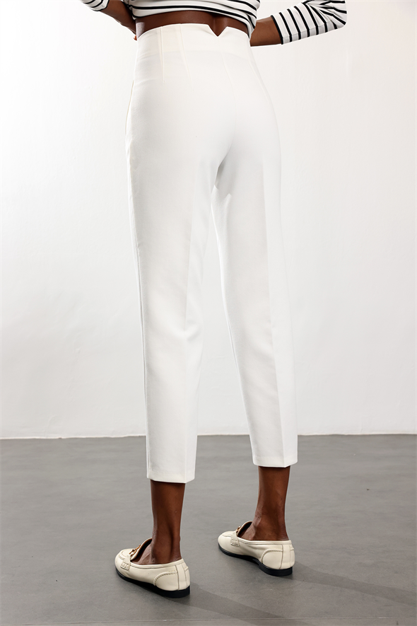 Ekru Flatolu Pantolon 5113
