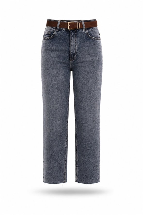Eskitmeli Mavi Kemerli Boyfit Jean 2004