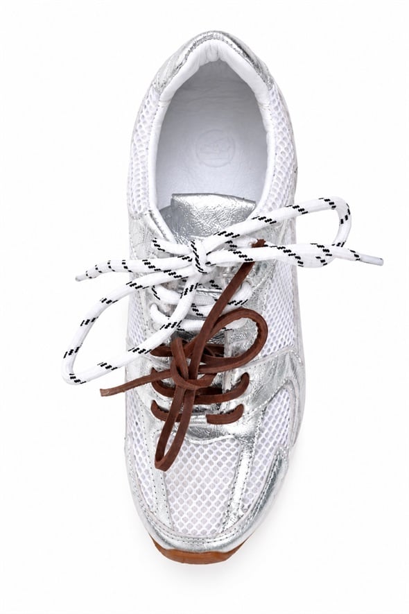 Gümüş Fileli Sneaker 24301