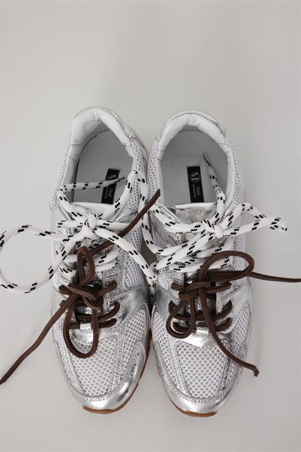 Gümüş Fileli Sneaker 24301
