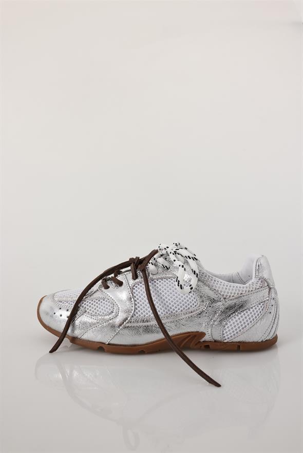 Gümüş Fileli Sneaker 24301