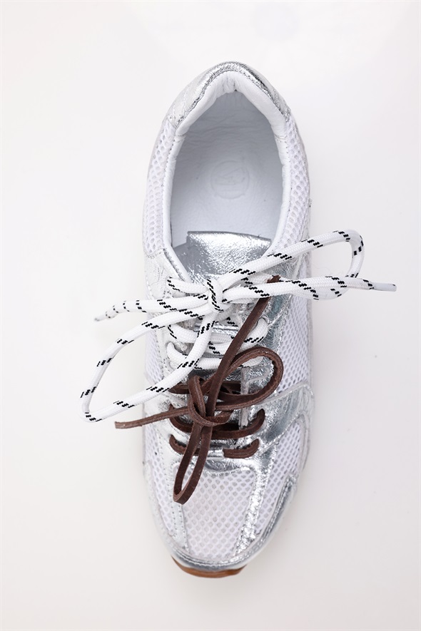 Gümüş Fileli Sneaker 24301