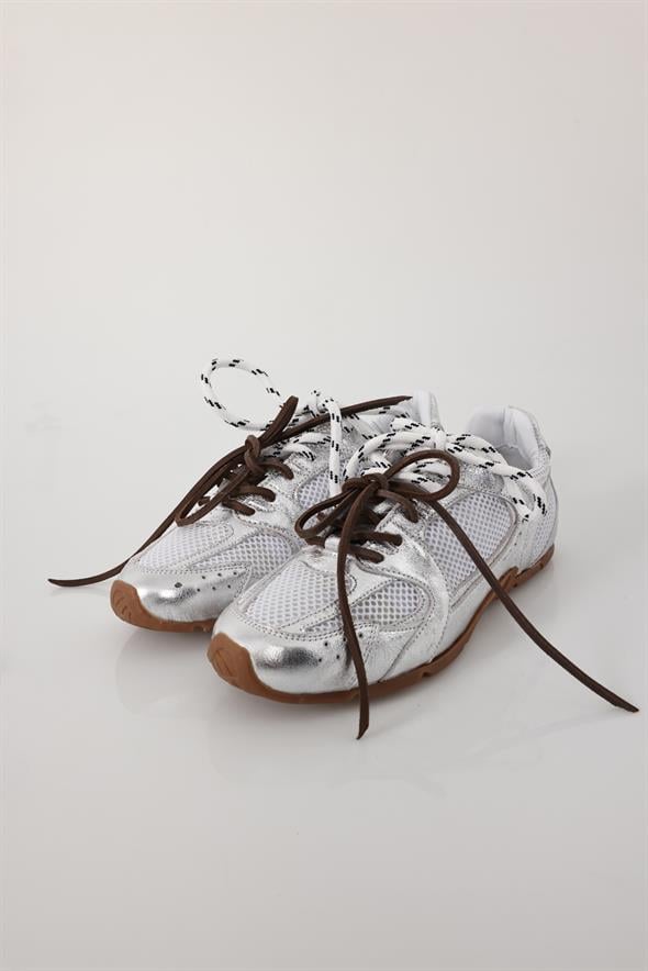 Gümüş Fileli Sneaker 24301