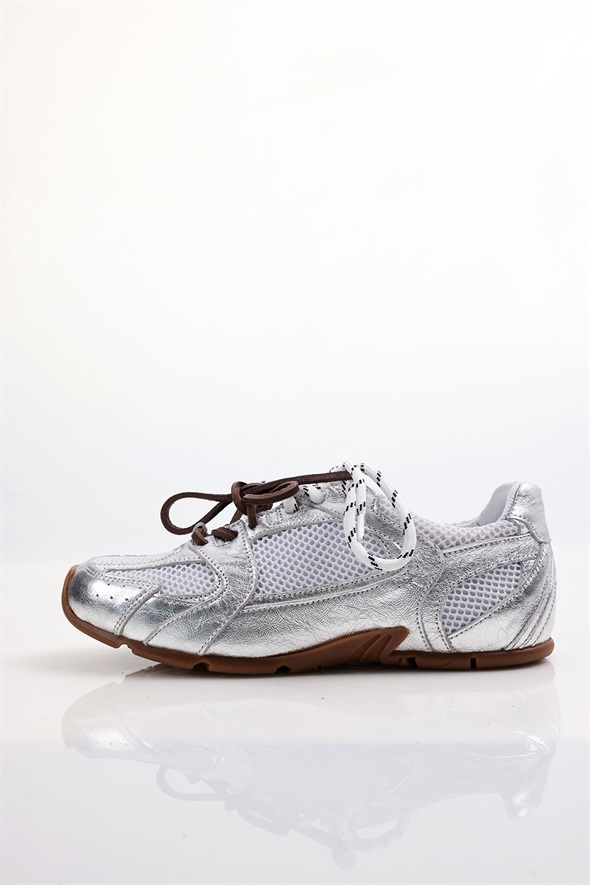 Gümüş Fileli Sneaker 24301