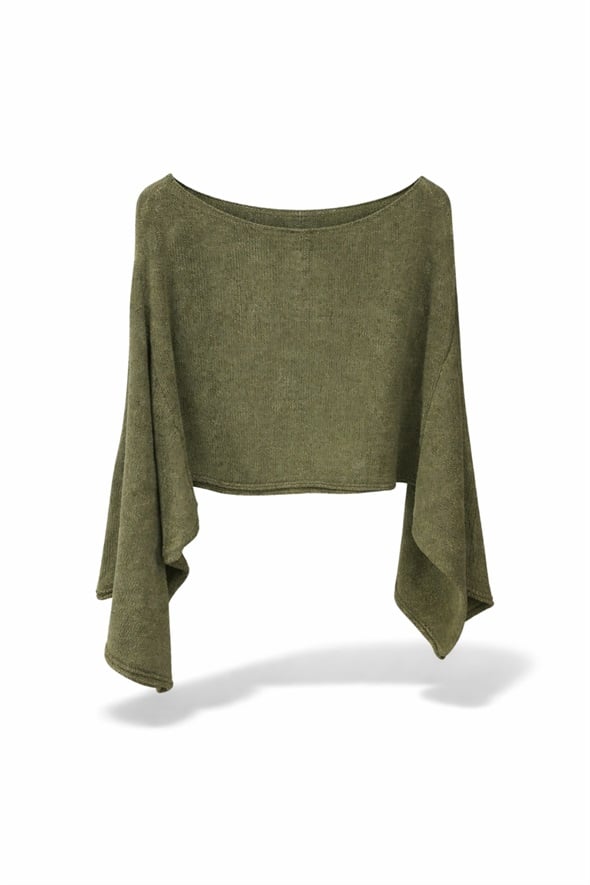 Haki Yarasa Kol Merserize Triko 261048