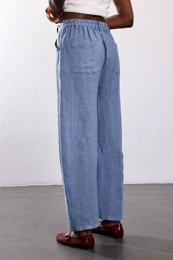 indigo Palazzo Kesim Keten Pantolon 39502