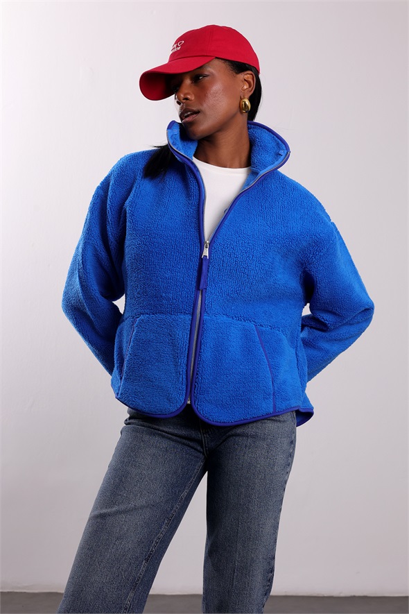indigo Polar Ceket 23236