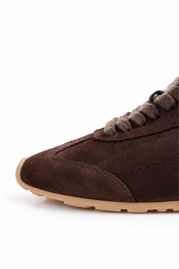 Kahverengi Basic Sneaker 25323
