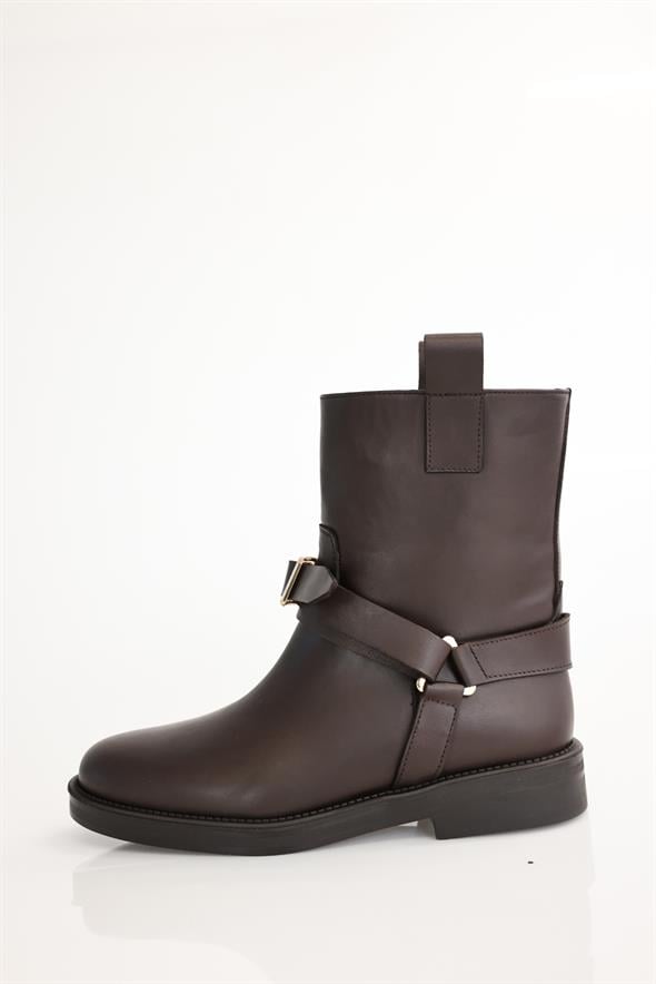Kahverengi Deri Binici Bot 125211