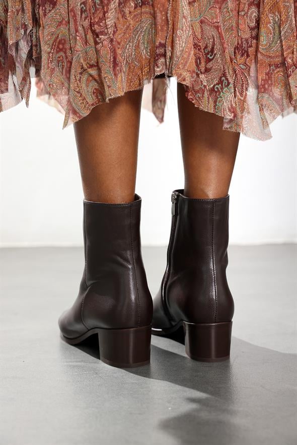 Kahverengi Deri Klasik Bot 25489