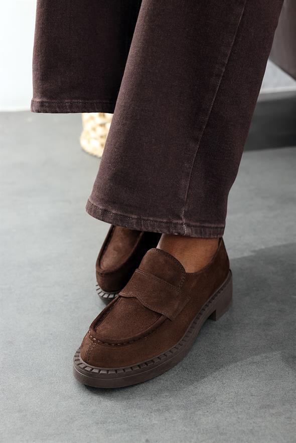 Kahverengi Klasik Loafer 20403