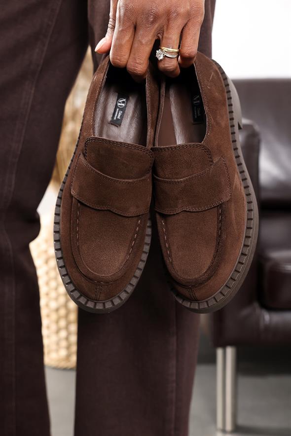 Kahverengi Klasik Loafer 20403