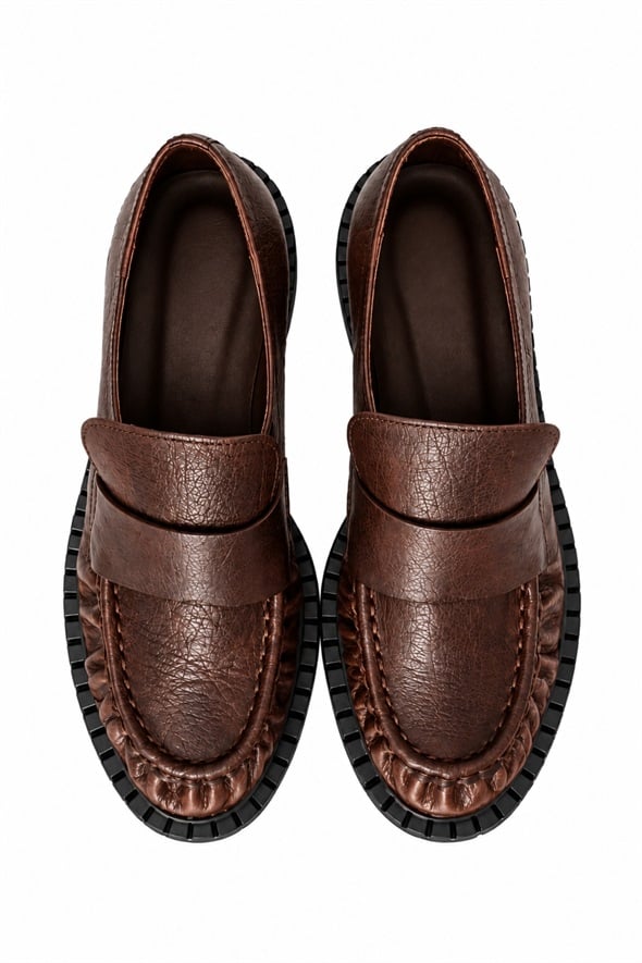 Kahverengi Klasik Loafer 26230