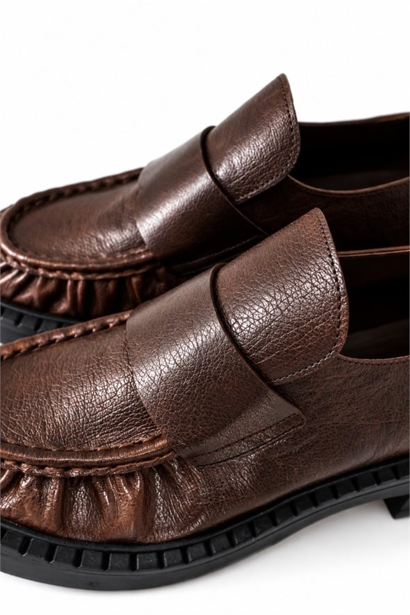 Kahverengi Klasik Loafer 26230