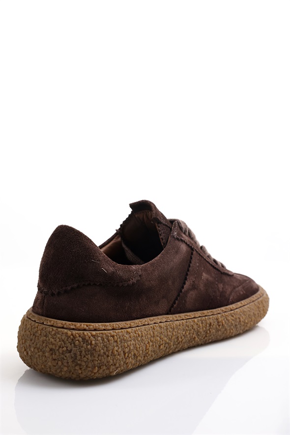 Kahverengi Süet Sneaker 25412