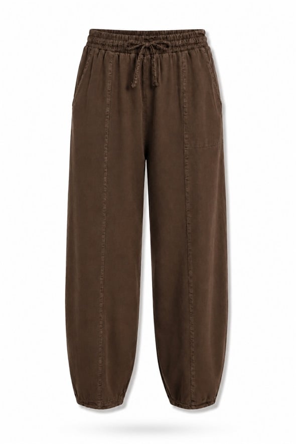 Kahverengi Tensel Pantolon 0863