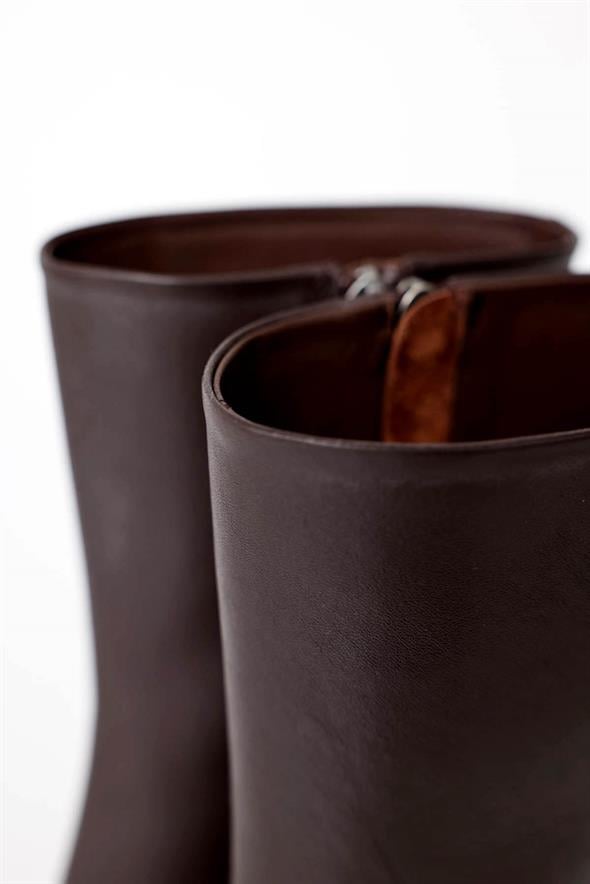 Kahverengi Topuklu Bot 24454