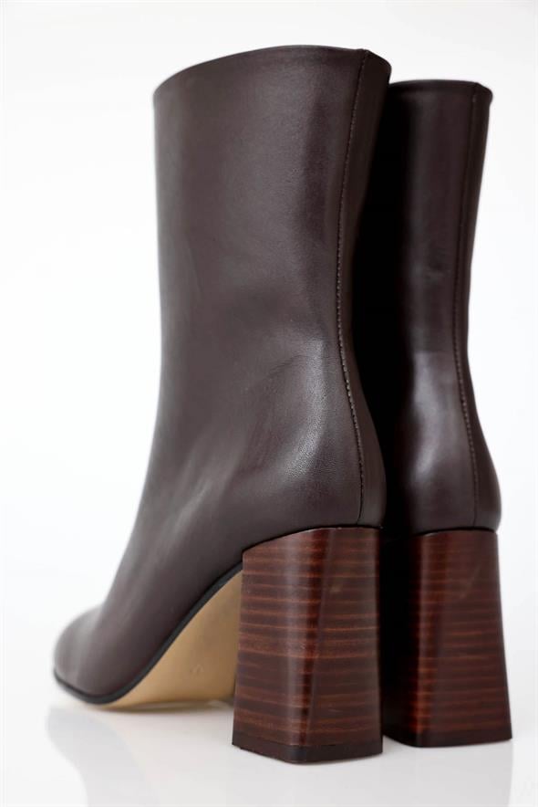 Kahverengi Topuklu Bot 24454