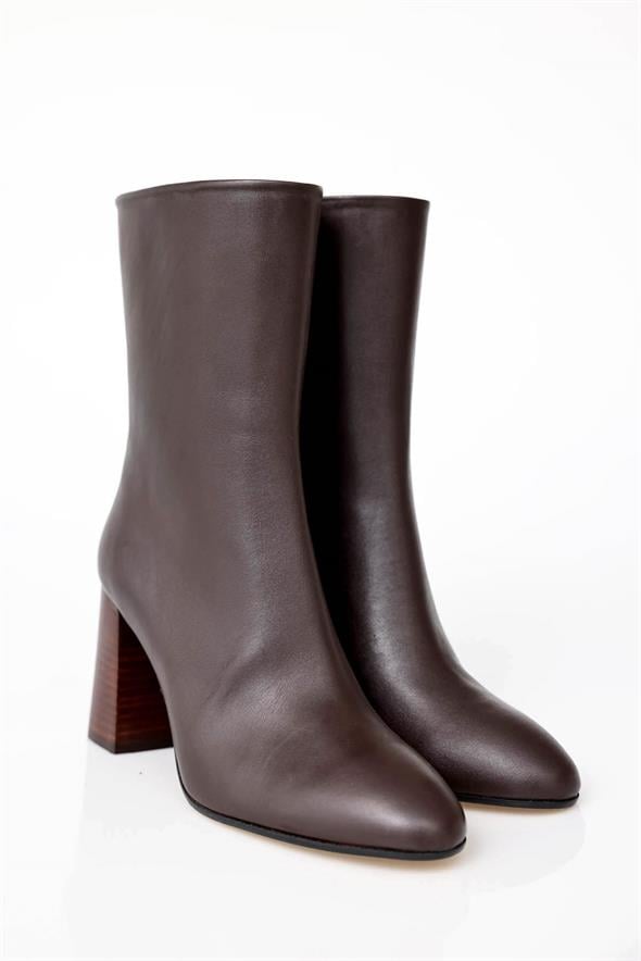 Kahverengi Topuklu Bot 24454