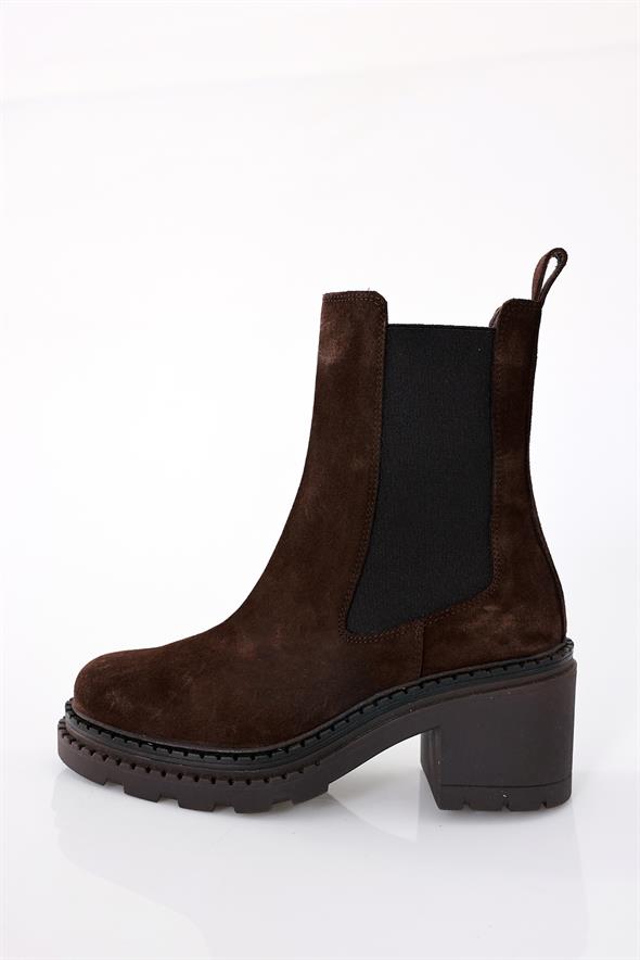Kahverengi Yüksek Tabanlı Chelsea 25260