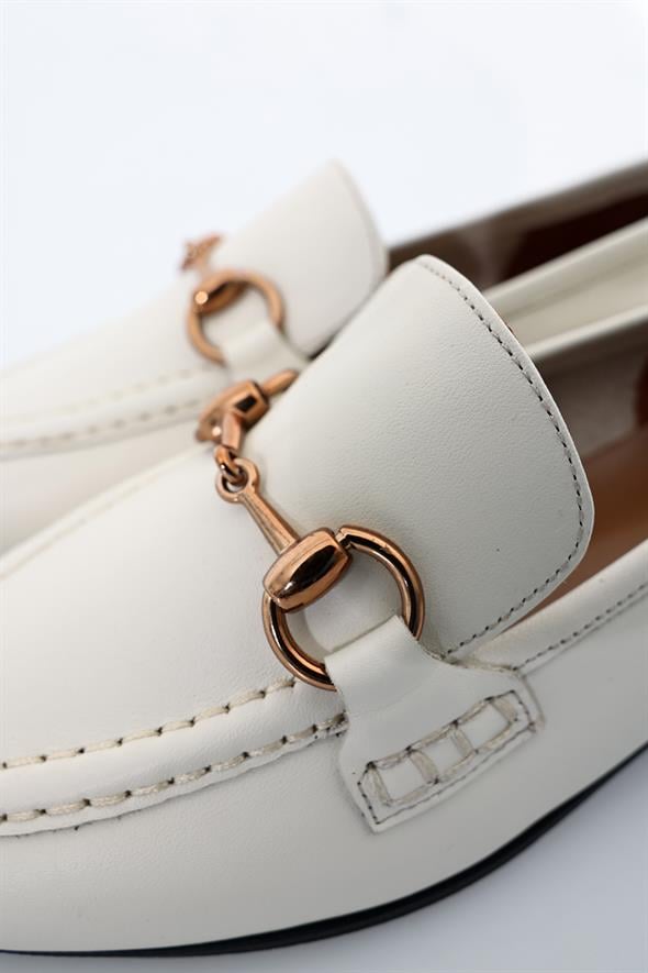 Kemik Deri Loafer 34307
