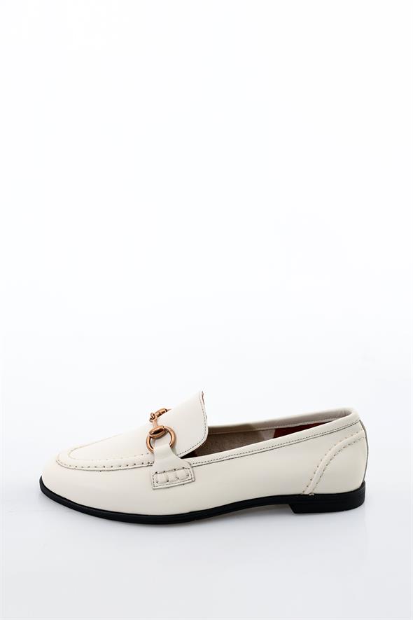 Kemik Deri Loafer 34307