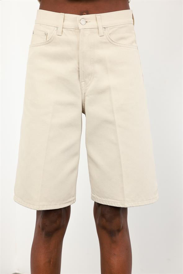 Kemik Yumuşak Denim Bermuda 