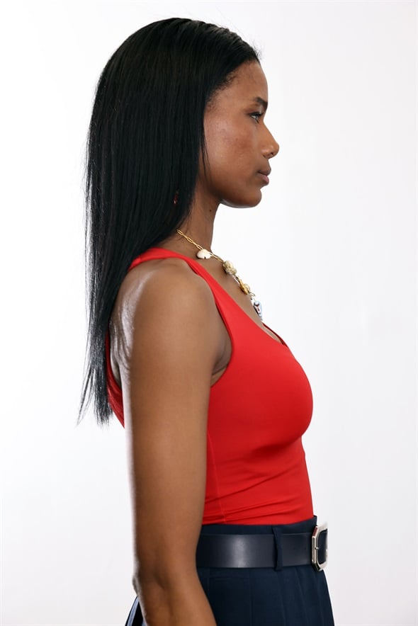 Kırmızı Jarse Atlet 015