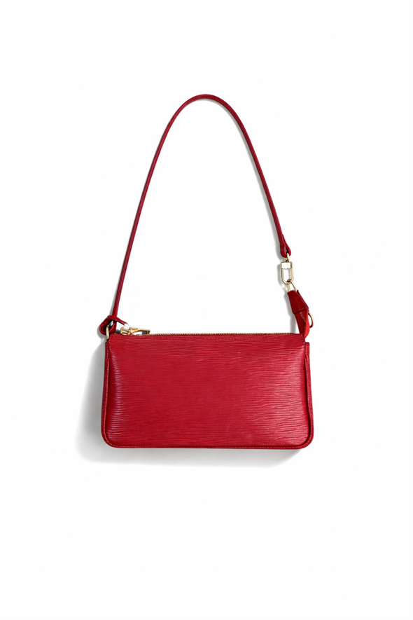 Kırmızı Lyon Deri Çanta 7988