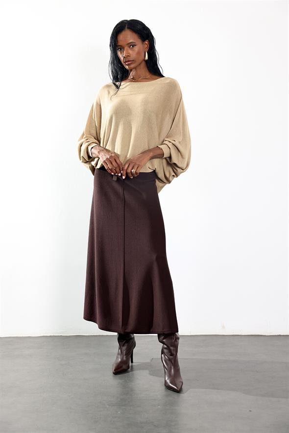 Kum Beji Yarasa Kol Triko 