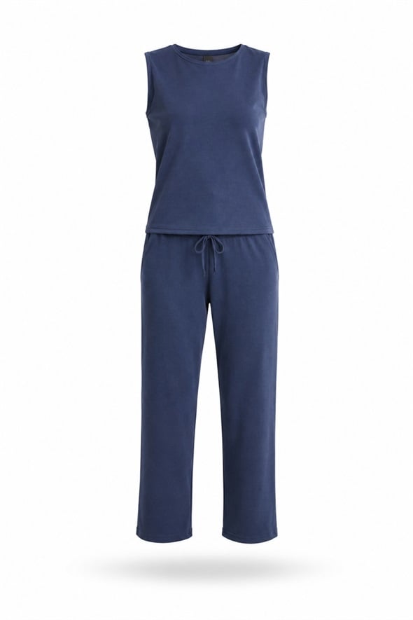 Lacivert Bluz Pantolon Modal Takım 7272
