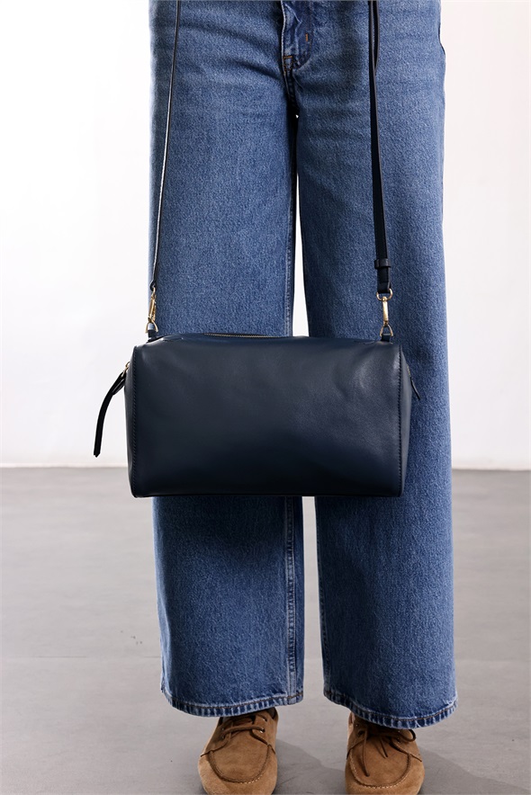 Lacivert Cannes Clutch Çanta 8001