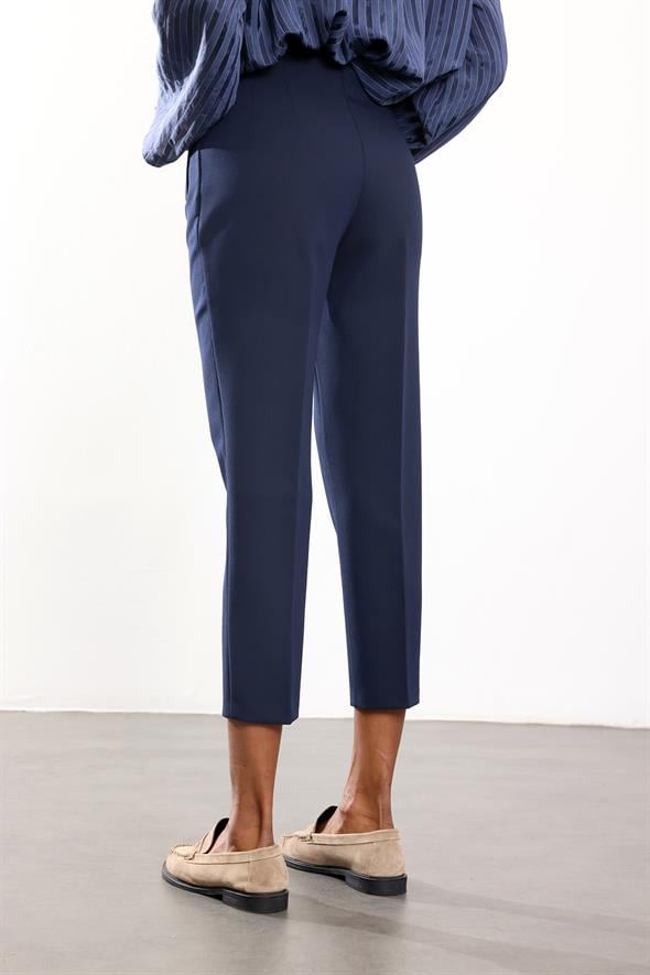 Lacivert Flatolu Pantolon 5113