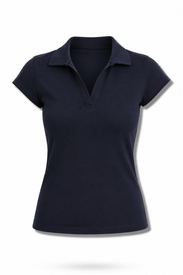 Lacivert Polo Yaka Tişört 17651
