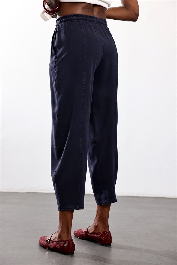 Lacivert Tensel Pantolon 0863