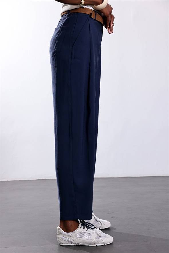 Lacivert Tensel Pantolon 17574